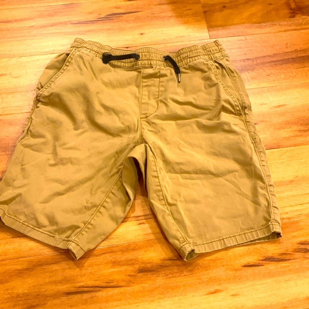 Hollister khaki jogger shorts